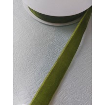  Лента бархатная 2,5 см фисташковый №152, цена за 1 м