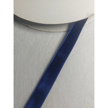  Лента бархатная 1,5 см синяя 175, цена за 1 м
