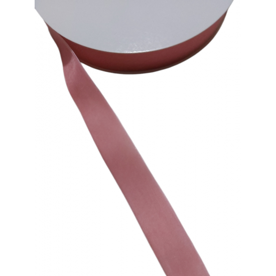 Лента бархатная 2.5см (св.розовый), цена за 1 м