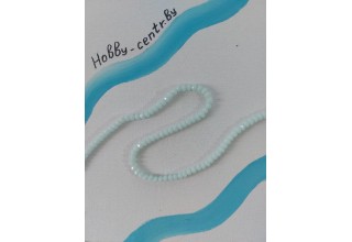 Бусины стеклянные 4 мм светло-мятный матовый №34, цена за 50 шт