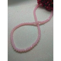 Бусины стеклянные 6 мм №75 цв. светло-розовый матовый, цена за 25 шт