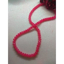 Бусины стеклянные 6 мм №73 цв. розовый матовый, цена за 25 шт