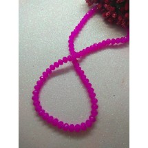 Бусины стеклянные 6 мм №62 цв. фукси матовый, цена за 25 шт