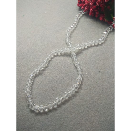 Бусины стеклянные 6 мм прозрачный №51, цена за 25 шт