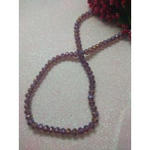 Бусины стеклянные 6 мм №97 цв. светло-фиолетовый АВ, цена за 25 шт