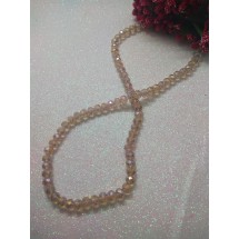 Бусины стеклянные 6 мм №95 цв. бежевый АВ, цена за 25 шт