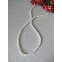 Бусины стеклянные Раунд 4 мм №1А, цена за 50 шт