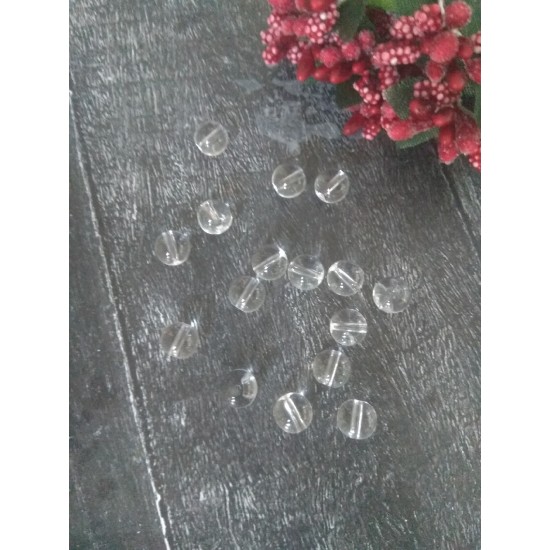 Бусины стеклянные прозрачные, цена за 30 шт