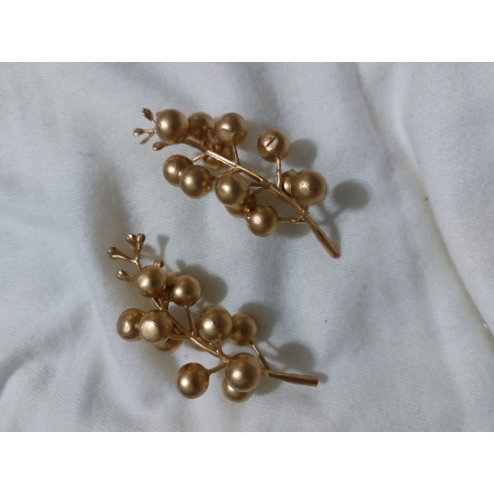 Ягоды на ветке (муляж) d15мм(золото), цена за 1 шт