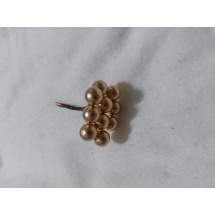 Ягоды на проволоке 12мм (цв. золотой), цена за 10 шт