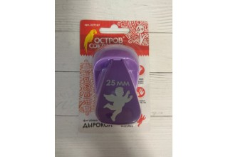 Дырокол фигурный "Ангел", диаметр вырезной фигуры 25 мм