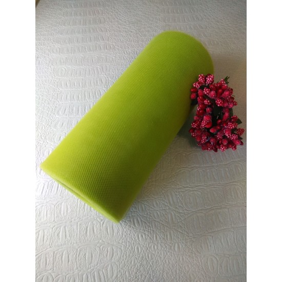 Фатин 15 см цв. лаймовый