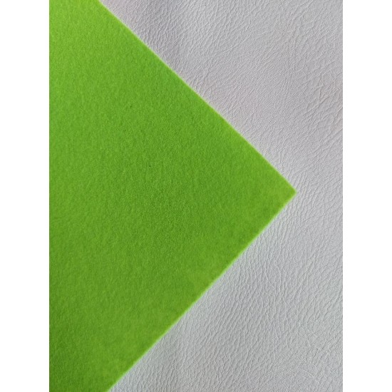 Фетр средней жесткости 1 мм (20*30 см) цв. салатовый, цена за лист