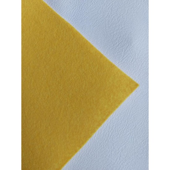 Фетр средней жесткости 1 мм (20*30 см) цв. темно-желтый, цена за лист