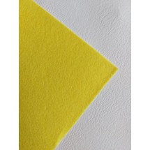Фетр средней жесткости 1 мм (20*30 см) цв. желтый, цена за лист