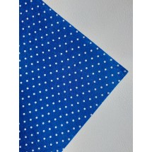 Фетр средней жесткости горох 1 мм (30*30 см) цв. синий, цена за лист