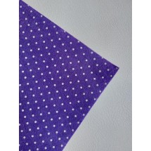 Фетр средней жесткости горох 1 мм (30*30 см) цв. темно-фиолетовый, цена за лист