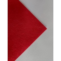 Фетр средней жесткости 1 мм (20*30 см) цв. красный, цена за лист