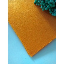 Фетр средней жесткости 1 мм (20*30 см) цв. оранжевый, цена за лист