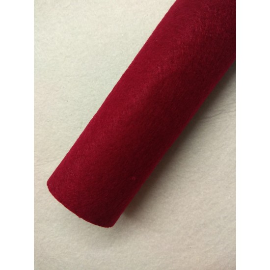 Фетр средней жесткости 1 мм (20*30 см) цв. бордовый, цена за лист