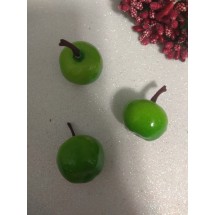 Муляж яблока 2,5 см зеленый, цена за 1 шт
