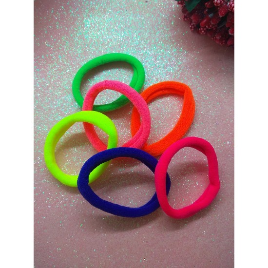 Резинки для волос бесшовные узкие 4 см микс №1, цена за 12 шт