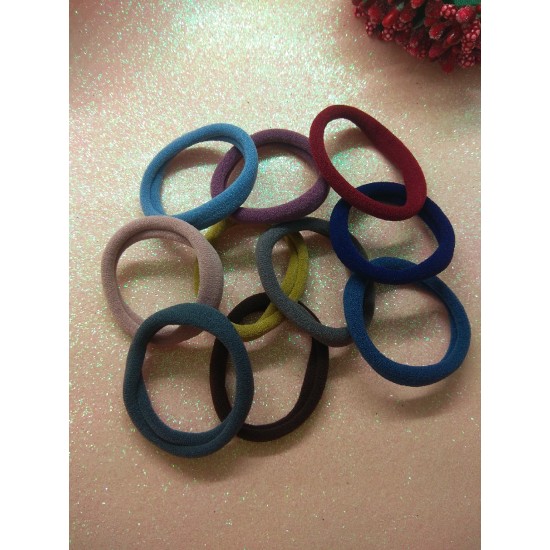 Резинки для волос бесшовные узкие 4 см микс, цена за 20 шт