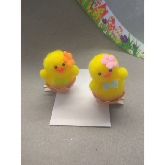 Цыплята 5 см на прищепке, цена за 1 шт