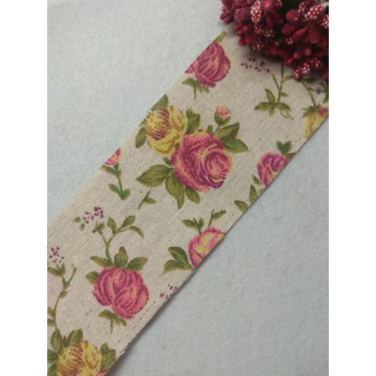 Ткань для рукоделия льняная 6,5см*2м