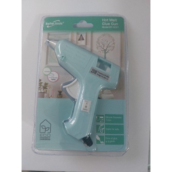 Клеевой пистолет для стержня 7мм/ цв.цветной/ 20W