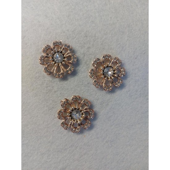 Флоризель пластик+стразы 32мм, цена за 1 шт