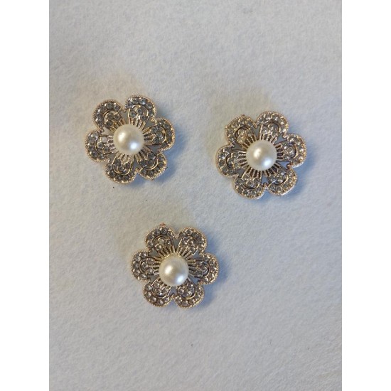 Флоризель пластик+стразы 30мм, цена за 1 шт