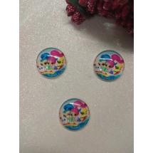 Кабошоны-фишки 25 мм, цена за 1 шт