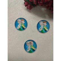 Кабошоны-фишки 25 мм, цена за 1 шт