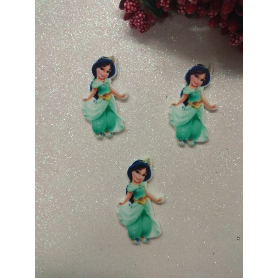 Кабошон-вырубка "Жасмин" 40*24 мм, цена за 1 шт