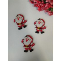 Кабошоны акриловые "Дед Мороз", 37мм*28мм, цена за 1 шт