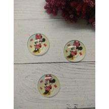 Кабошоны-фишки 25 мм, цена за 1 шт