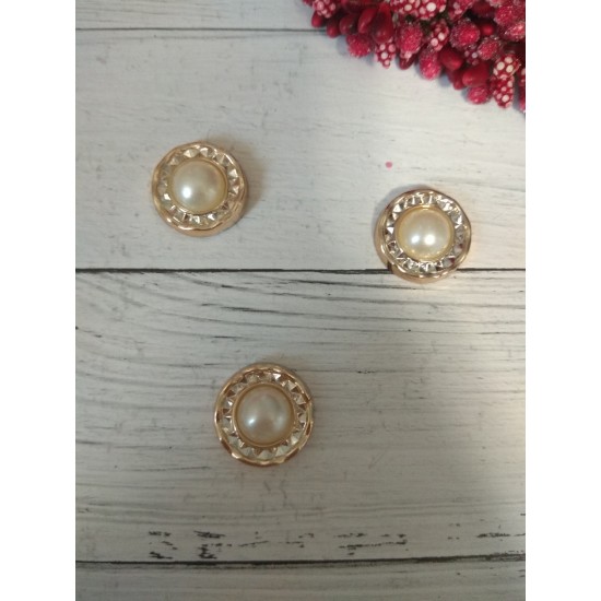 Кабошоны флоризель пластик 18 мм, цена за 1 шт