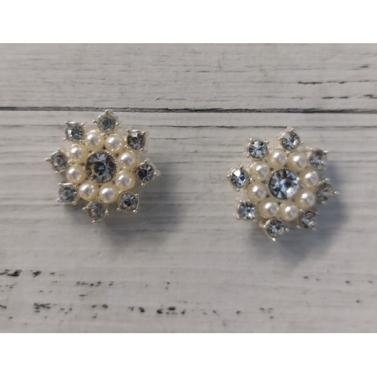 Кабошоны флоризель металл 25 мм, цена за 1 шт