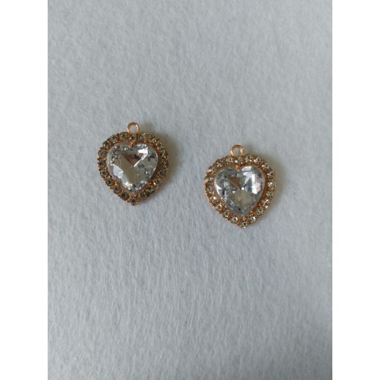 Ювелирная серединка-подвеска 20 х 25мм (золото), цена за 1 шт