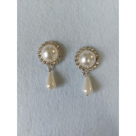 Ювелирная серединка с подвеской 20 х 40мм (серебро), цена за 1 шт