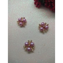 Флоризель металл+стразы 22 мм, цена за 1 шт