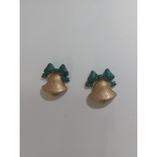 Кабошон новогодний "Колокольчик", цена за 1 шт