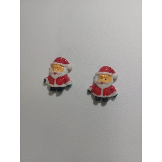 Кабошон новогодний "Дед мороз 2", цена за 1 шт