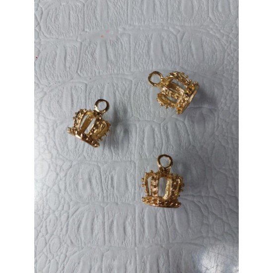 Подвеска-шапочка "Корона" 15*10 мм, цена за 1 шт