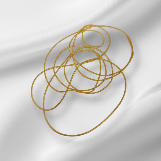 Канитель жесткая 1 мм (5 гр) золото