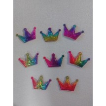 Патч голографик "Корона" 4,5*6,8 см, цена за 1 шт