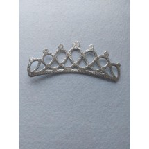 Патчи с глиттером 12 см (цв.серебро), цена за 1 шт