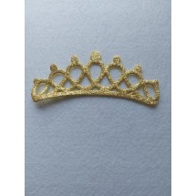 Патчи с глиттером 12 см (цв.золото), цена за 1 шт