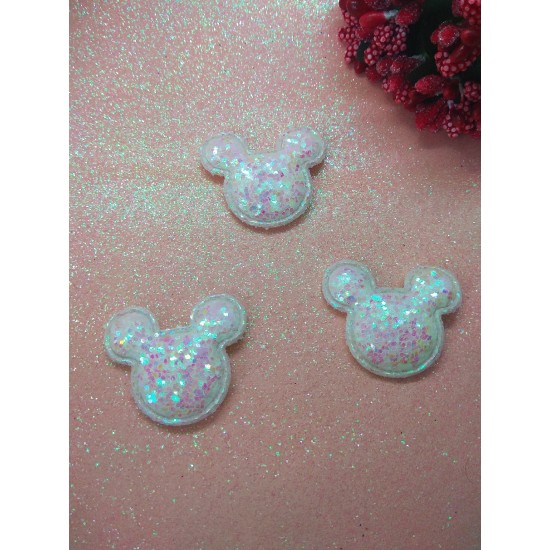 Патчи с глиттером перламутр 30*35 мм, цена за 1 шт